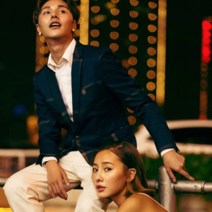 夜景照片，把夜间拍的人物调出暖色人像效果