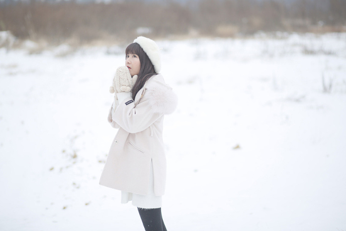 给女生照片添加漫天雪花效果的PS教程