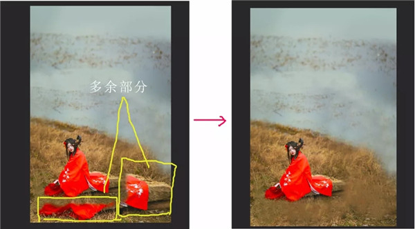 调出暖色外景古装美女写真照片的PS教程