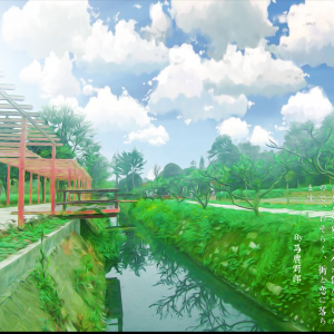 调出鲜艳水彩日式油画风景照片的PS教程