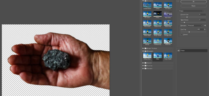 冰冻效果，制作出手部冰冻效果照片_www.16xx8.com