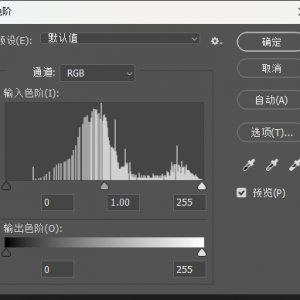 ps2023色阶怎么调出来