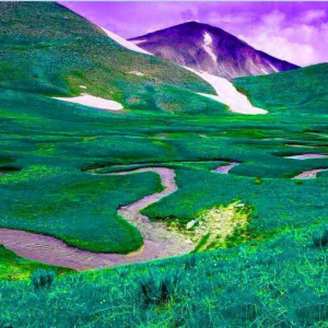 PS如何调整色相和饱和度来美化风景图片？